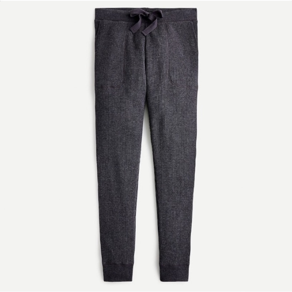 J.Crew Heavyweight Gray Waffle Knit Leggings Size Small